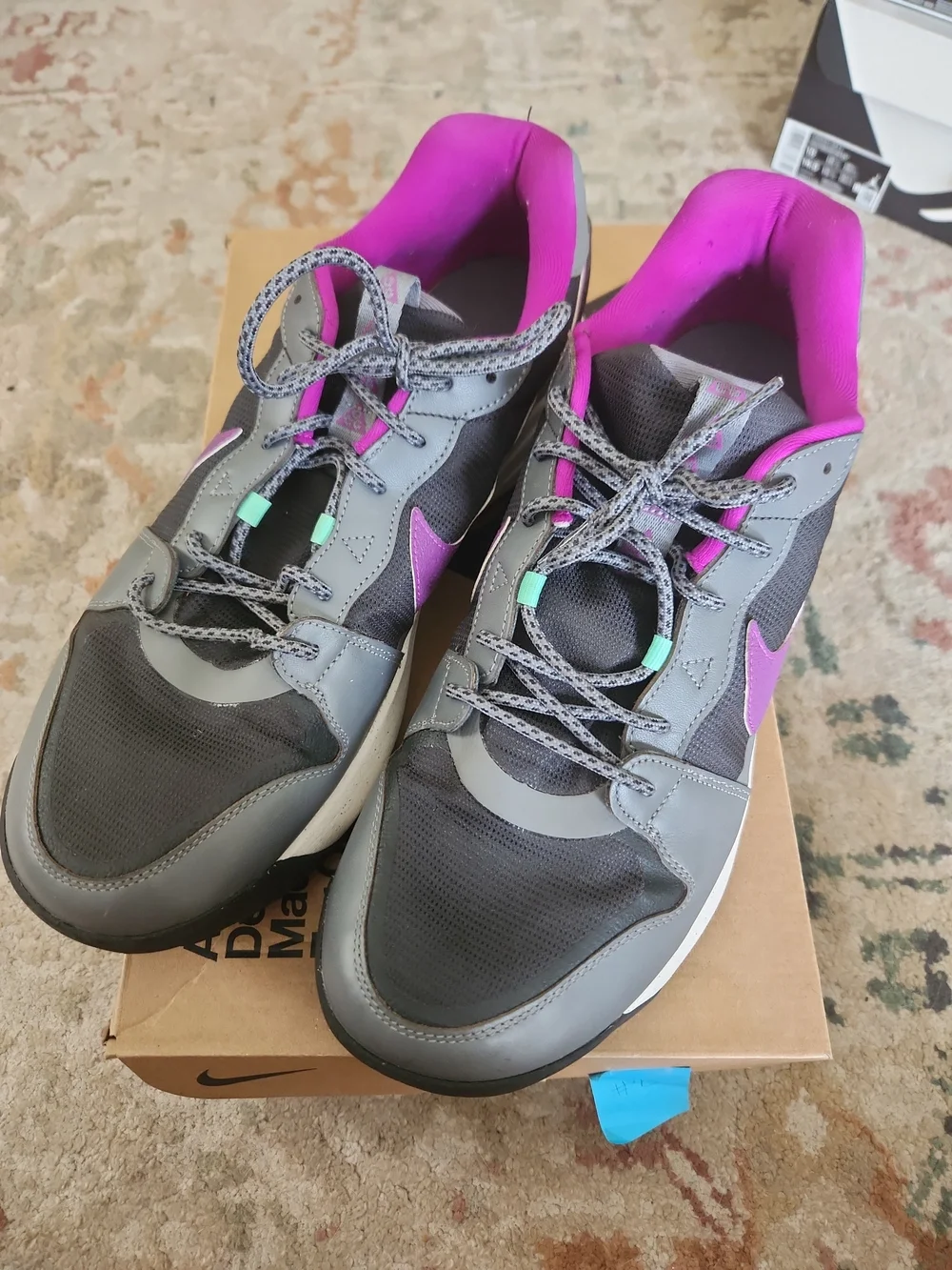 Size 14 - Nike ACG Lowcate Smoke Grey Vivid Purple With Box
